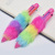 Cute creative girl ballpoint pen plush six-color plastic ballpoint pen colorful multi-color writing quills