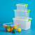 Plastic storage box Transparent small medium large storage box portable storage box car storage box toy sorting box