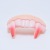 Cross-Border Amazon Hot Sale Halloween Props Zombie Dentures Simulation Trick Funny Tooth Socket Fun Tooth Socket Pack