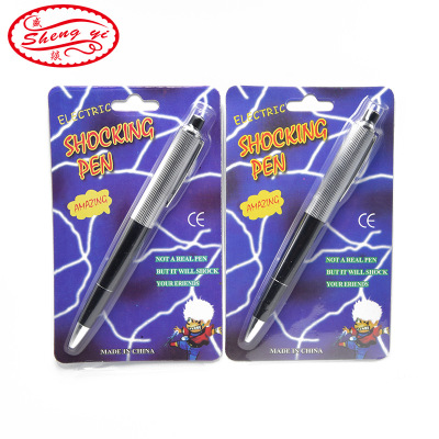 Factory Direct Sales Fool's Day Toy Spoof Electric Stylus Trick Pens for Writing Letters Tricky Toy Wholesale