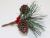 branchlet pine needle pine nut Christmas tree decoration accessories Holly red fruit berries simulated Mosaic festival 