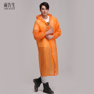 Raincoat adult wholesale fashion outdoor walking adult rain gear cycling thickened disposable raincoat poncho