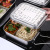 Mutual Hair 304 All-Steel Lunch Box Thickened and Large-Capacity Student Rectangle with Lid Separated Lunch Box Canteen Steaming Rice Box