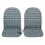 Foreign Trade Car-Mounted Heating Cushion Single Seat Double Seat Car Electric Seat Cushion Universal Car Cushion Black Beige Gray