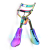 Color titanium eyelash curler eyelash curler electroplating gradient eyelash curler