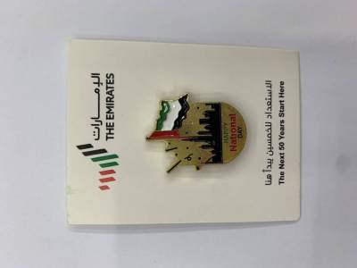 Factory Metals Badge Article Custom UAE Paint Badge Custom Enamel Badge Making Medal Brooch