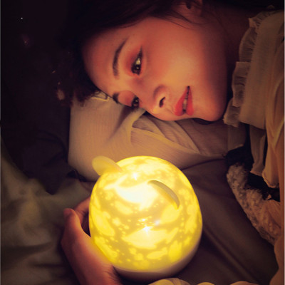 New multi-function projection lamp creative romantic revolving dream children starlight bedroom bedside sleeping light