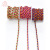 Color multi-strand nylon braid hand-woven bracelet waist chain durable and customizable