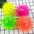 80g smiley face Maomaoball flash hedgehog extrusion bounce ball flash vent ball creative pressure relief toys