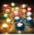 Simple modern stained glass candlestick creative decorations wedding heart-shaped love candlestick handicrafts pieces