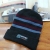 Hat Men's Winter Knitted Hat Wool Thickened Trendy Korean Cycling Thermal and Windproof Winter Cotton-Padded Cap
