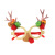 2020 New Christmas antler glasses dress up Christmas party party decorations for adults and children Christmas props
