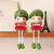 Hot Sale New Red Army Inspirational Couple Little Soldier Resin Hanging Feet Doll