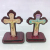 Wooden Jesus Cross Ornaments Double-Layer Catholic Ornaments