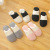 Winter new cotton tows contracted stripe to match color wool nap indoor and slippery warmth wear-resisting slipper female to stay at home couple