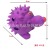 Creative new hedgehog grape ball release pressure relieving pressure ball factory direct sale