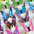 7cm Simulation Butterfly Three-Dimensional Wall Curtain Decoration 3D Butterfly Factory Direct Sales Butterfly Crafts