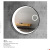 Hotel Bathroom Mirror Touch Switch Led Anti-Fog Bathroom Iron Frame Smart Black Luminous Light Mirror round Mirror