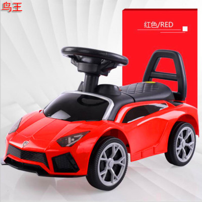 Children's Four-Wheel Scooter with Music 1-3 Years Old Luge New Style Baby Push Swing Car Toy Car