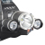 LED Headlight Glare Hunting Miner's Light White Night Fish Luring Lamp Spotlight Rechargeable Three-Eye Headlight T6 Batch