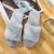 Plush Slipper Winter Floor Slippers Rabbit Fur Flat Fashion All-match Outer Wear Furry Slippers Women's Home Slippers