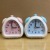 Modern Simple Children's Gift Alarm Clock Bell Double Tone Small Fresh Alarm Clock Color Light Clock