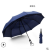 Ten-Bone Automatic Large Business Advertising Umbrella Custom Umbrella Vinyl Sun Protective Three Folding Umbrella Gift Sun Umbrella