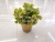 Artificial Flower Artificial Flower Brown Pot Green Vegetation Leaves Bonsai Decoration Living Room Bedroom Dining Table