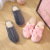 2019 New Style for Autumn and Winter Warm Couple's Cotton Slippers Cute Bow Corduroy Korean-Style Non-Slip Cotton Slippers