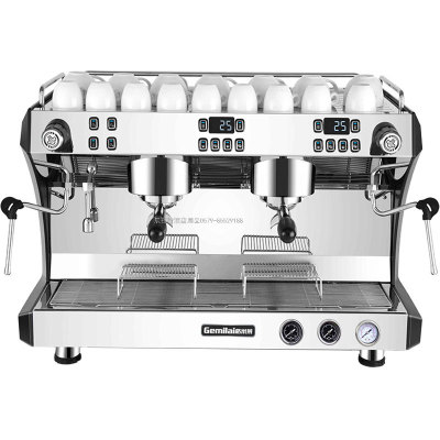 Gemile Crm3120c Coffee Machine Commercial Double-Headed Professional Italian Semi-automatic Turbopump-Feed Electronic Control Version Steam
