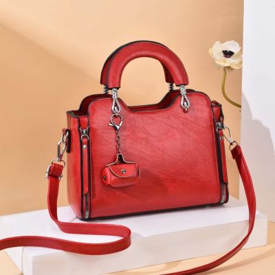 2020 New Simple Shoulder Bag Women's Pu Crossbody Small Handbag Multi-Layer Retro Fashion Trends Women's Bag