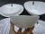 White jade porcelain milky white heat resistant tempered glass tableware green products