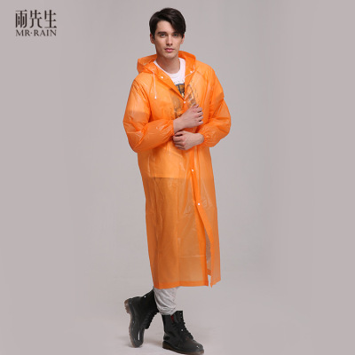 Raincoat Adult Wholesale Fashion Outdoor Hiking Adult Rain Gear Cycling Thickened Disposable Raincoat Poncho