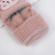 New Baby Gloves Bean Sprouts Flip Half Finger Gloves Cartoon Cashmere Warm Gloves Baby Autumn and Winter Gloves