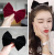 Hong Kong Velveteen Fabric Suitable for Clip Headdress Hairpin Little Fairy Trendy Korean Online Red Super Fairy Big Bow