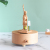 Junheng Craft American Statue of Liberty Music Box Wooden 3D Creative Christmas Gift Home Decoration
