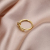 New Simple Elegant Zirconium Nail Ring Japan and South Korea Cool Fashion Trendy Women's Ring All-match Production Source