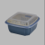 Double-Layer Drain Basket with Lid Drain Storage Box Kitchen Washing Vegetable Basket Refrigerator Anti-Odor Storage Box