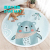 STAR MAT Cartoon Round Series Kitchen Bathroom Bedroom Living Room Combination Floor Mat Bedside Carpet