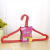 Non-Slip Household Iron Wire Plastic-Dipping Drying Hanger with Groove into Multi-Function Wet and Dry Clothes Hanger 