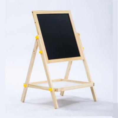 Small Blackboard Children's Home Blackboard Wall Home Solid Wood Display Border M-Free Installation Shelf Drawing Board Double-Sided Magnetic