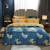 Stall Popular Autumn and Winter Ecological Brushed Four-Piece Thickened Large Flower Dove Cotton Four-Piece Set