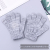 Winter Warm Boys' and Girls' Children's Five-Finger Gloves Cute Child Wool Gloves Cold-Proof Solid Color