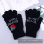 Cartoon Strawberry Cute Ins Girl Heart Touch Screen Wool Knitted Autumn and Winter Riding Warm with Velvet Five Finger Gloves