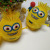 Cross-Border Medium Luminous Despicable Me Rubber Vent Furry Ball Children's Electronic Toys Wholesale