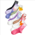 Socks in Stockings Women's Japanese Ins Tide Net Red Hot Ice Cream Bunching Socks Gradient Color Matching Stockings