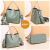 All-Matching Fashion Pure Colored Fresh Shoulder Bag Hot Sale PU Leather Silver Metal Small Square Bag Messenger Bag