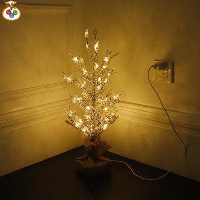 XM-7129 Ice Tree Novelty Creative Electronic Products USB Night Light Night Light LED Ambient Light Bedside Lamp