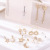 2020 New Korean Earrings Creative Silver Needle Simple Electroplated Stud Earrings Sweet Fairy Refined Long Earrings Wholesale
