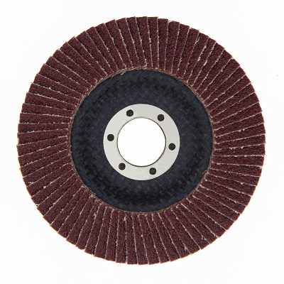 Louvre Blade Mid-Range Metal Flap Disc Grinding Wheel Red Sand Mesh Metal Wood Stainless Steel Polishing
